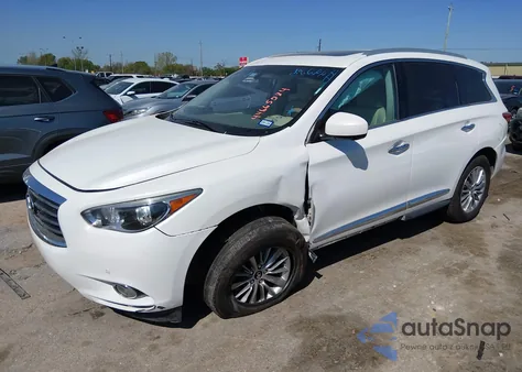 2013 Infiniti Jx35 from USA, damaged, VIN 5N1AL0MN8DC347674